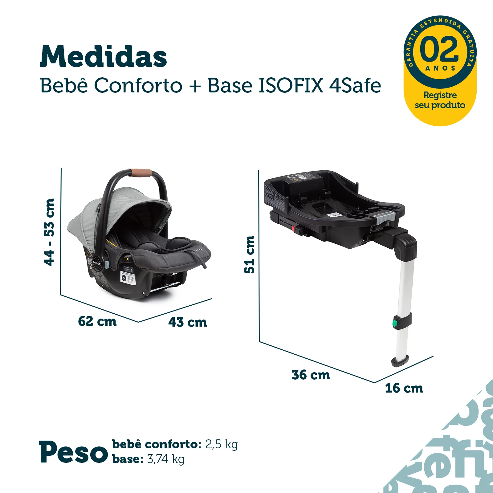 Bebê Conforto 4Safe com Base Isofix - Image 6